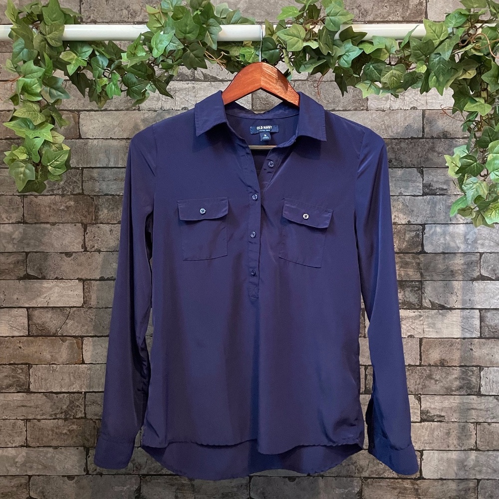 Old Navy Royal Blue XS Blouse